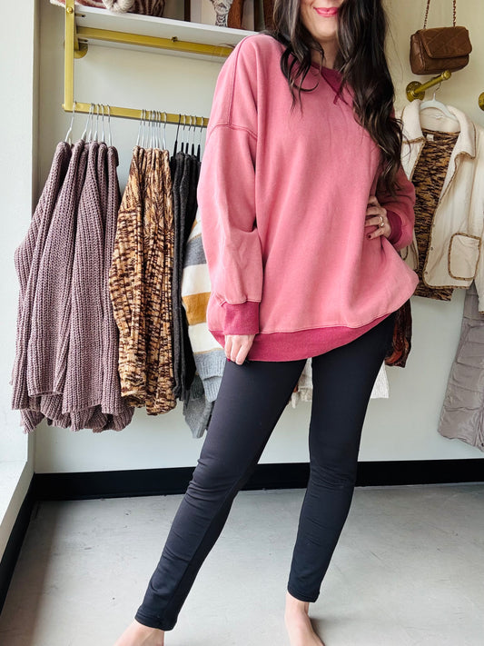 Lilla Fleece Pocket Leggings