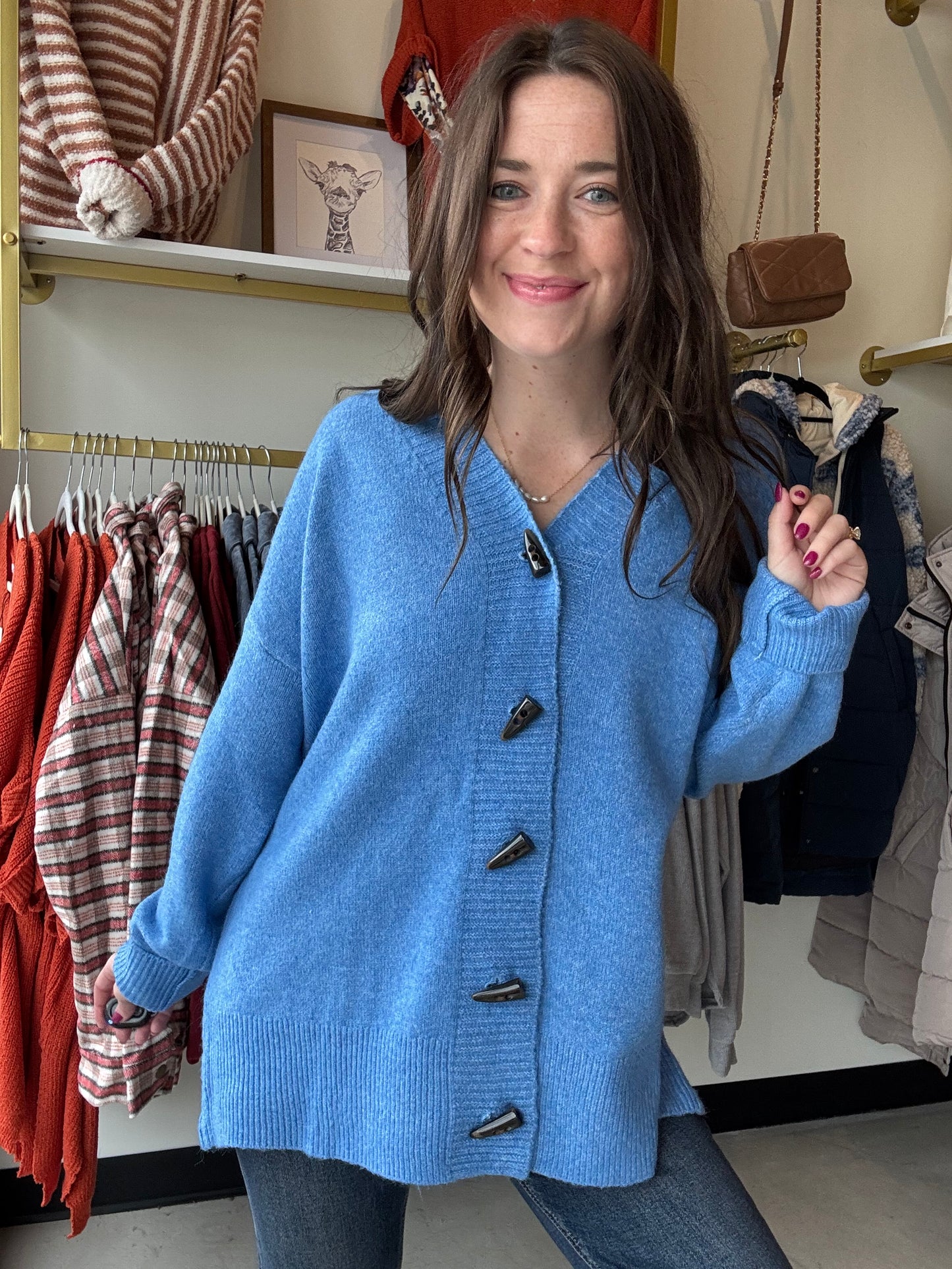 Coastal Button Up Sweater