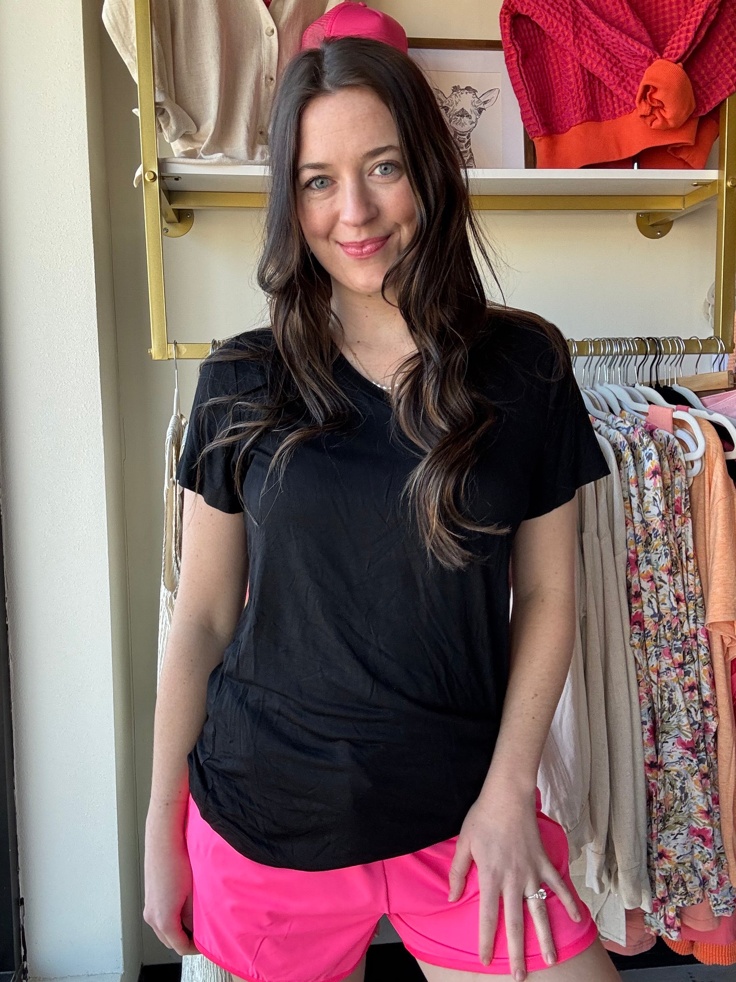 Black Everyday Basic Tee