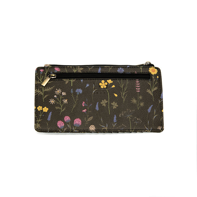 Black Multi Floral Kara Wallet