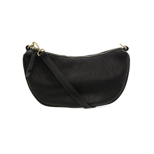 Black Miranda Crescent Bag