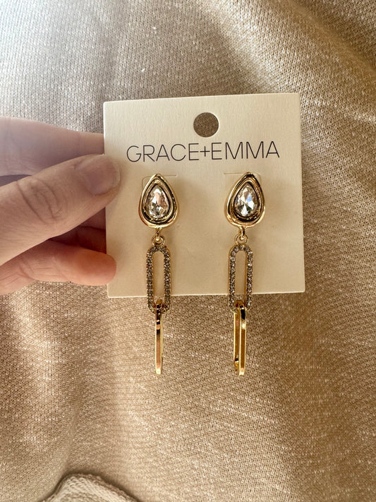 Chunky Paperclip Earrings