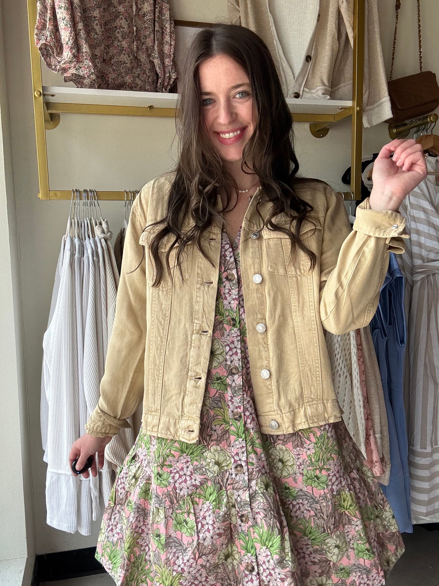 Light Khaki Jackie Jacket