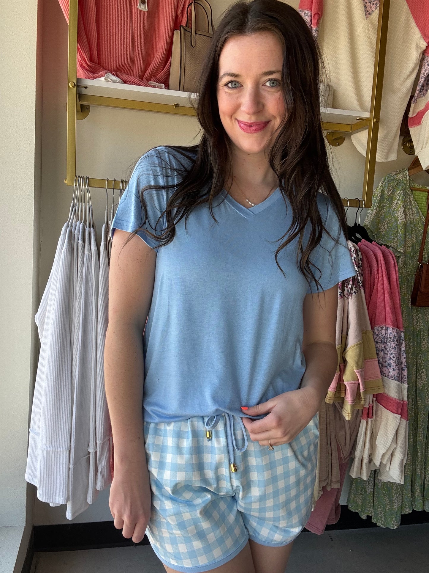 Light Blue Everyday Basic Tee