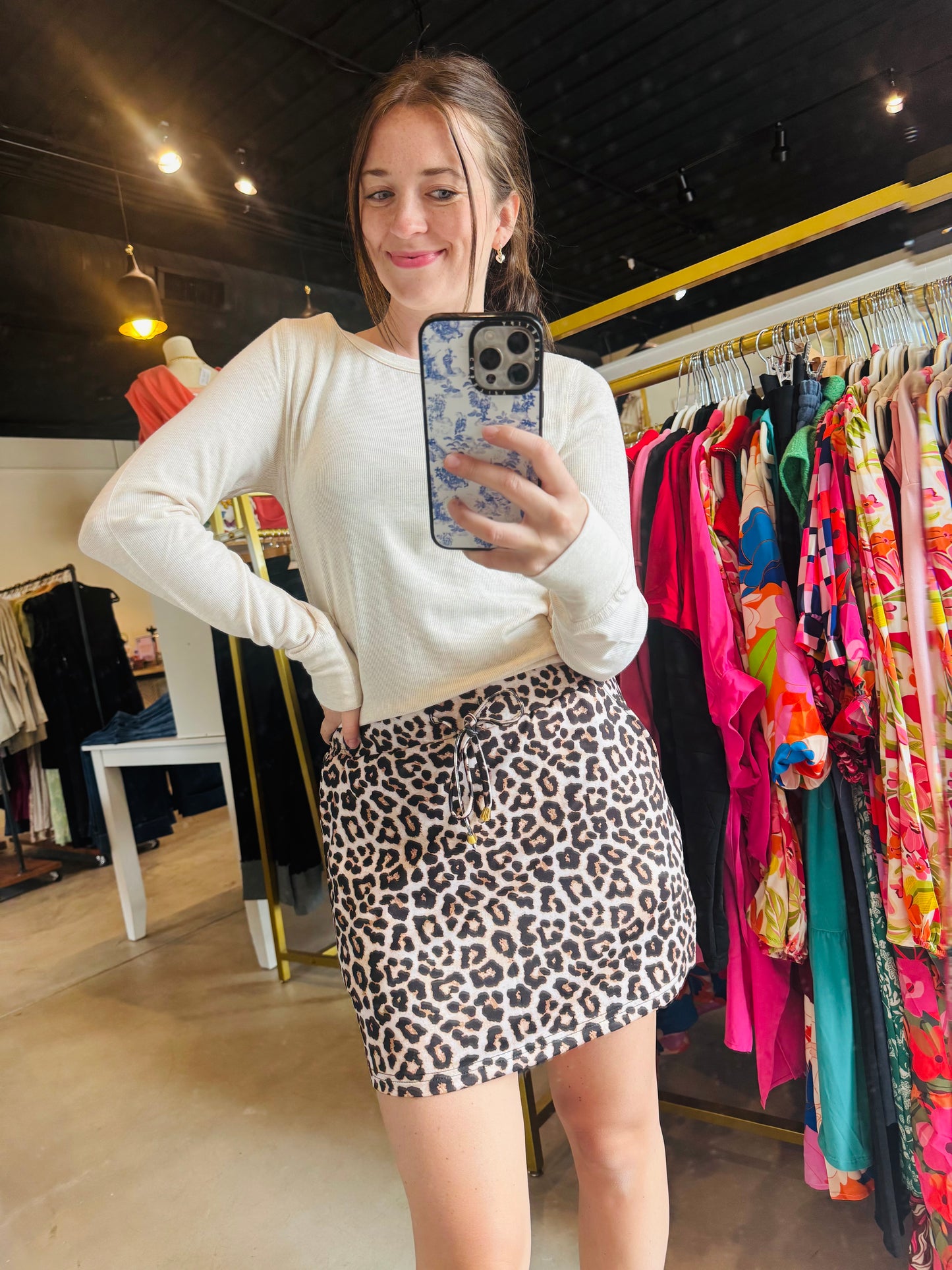 Safari Chic Leopard Skort