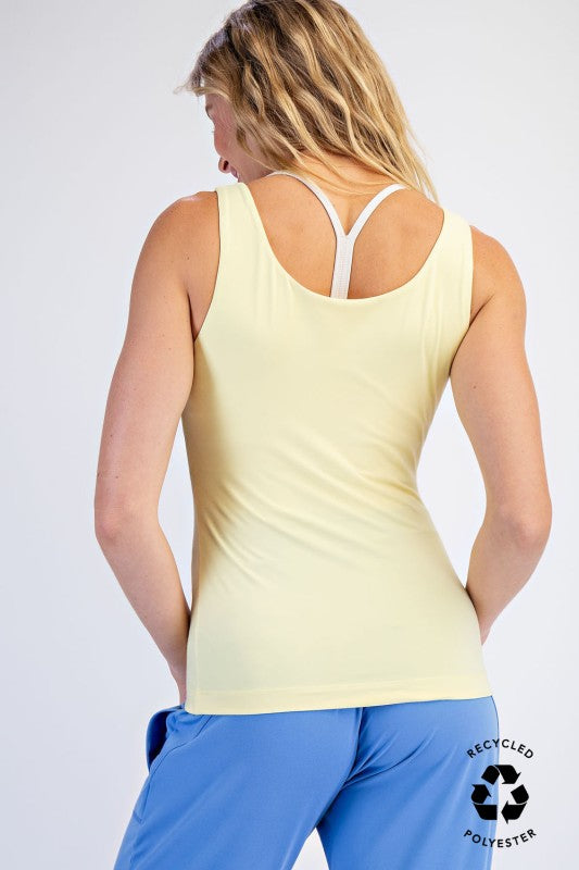 Yellow Butter Soft Tank - Plus