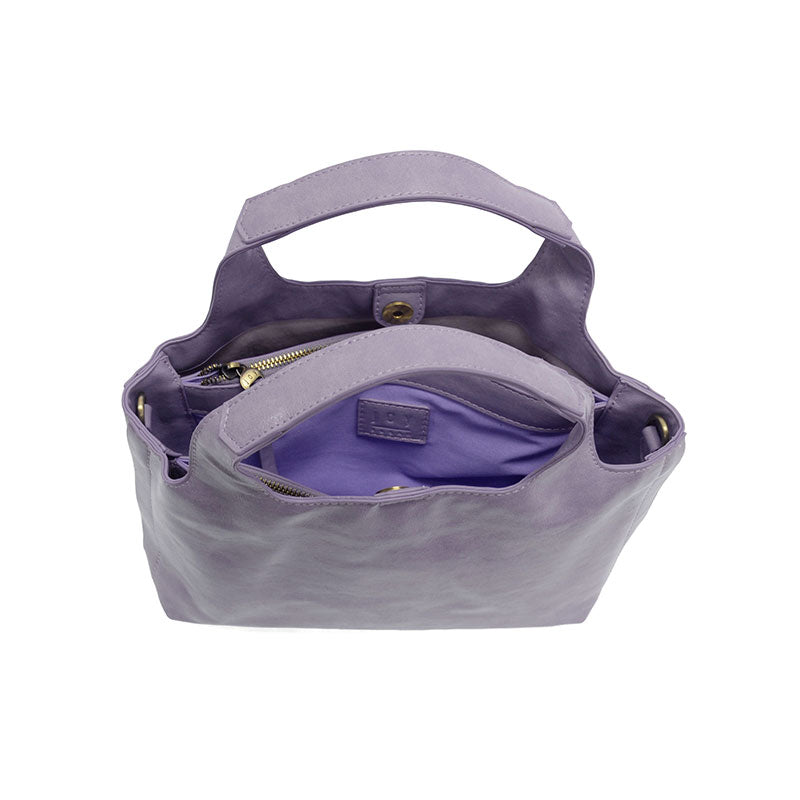 Lavender Candie Double Handle Bag