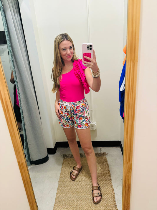 Santorini Summer Ruffle One Piece