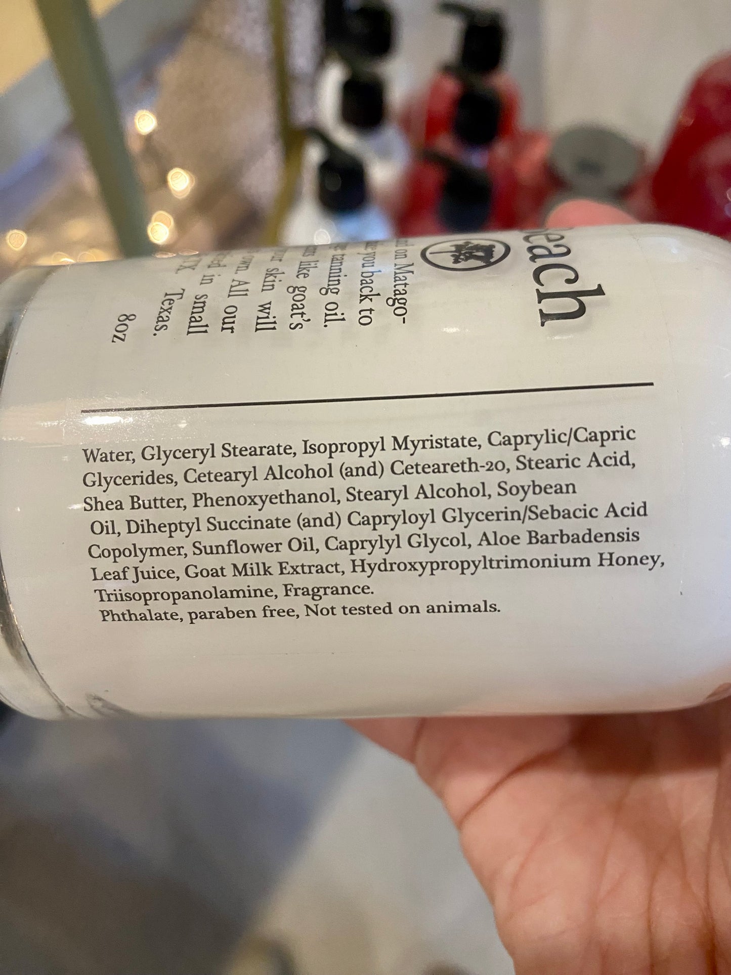 Simplified Soaps and Moisturizer- Sunday Beach
