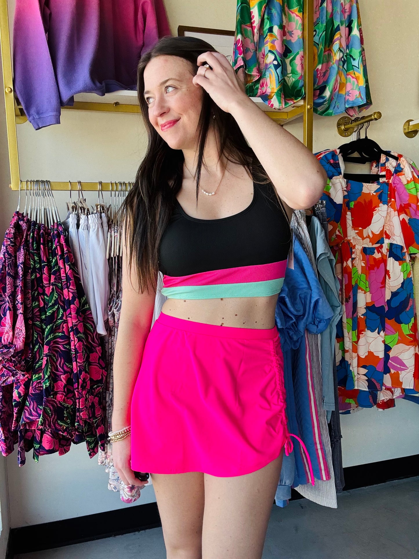 Walk The Beach Pink Coverup