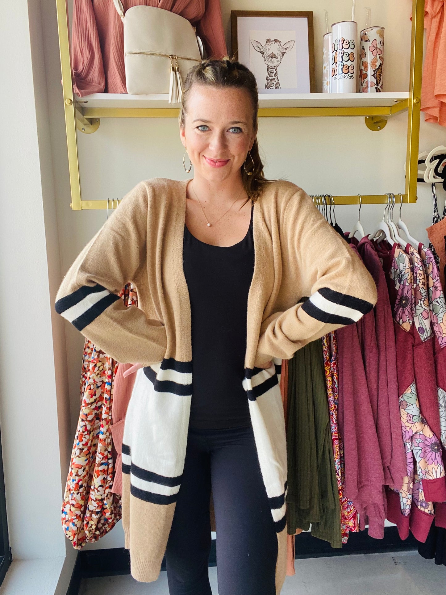 Take Flight Color Block Cardigan