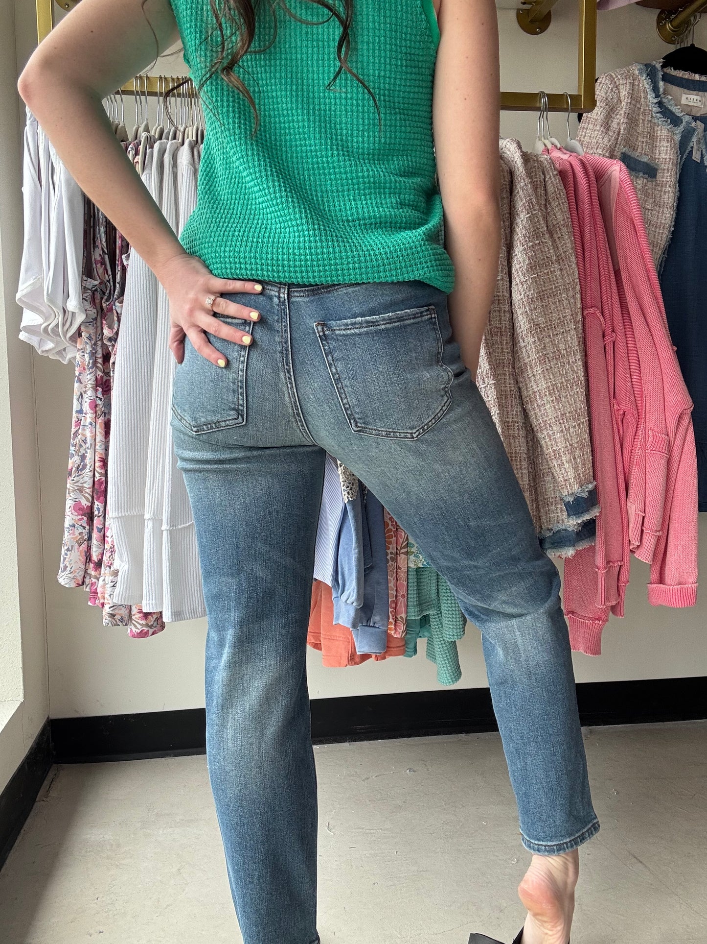 Elizabeth High Rise Straight Leg - Kut