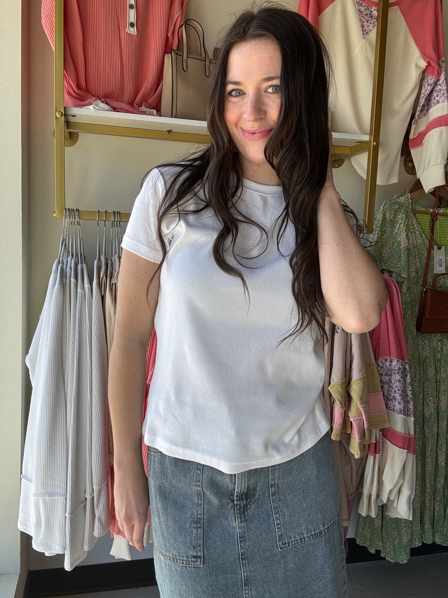 White Annie Tee