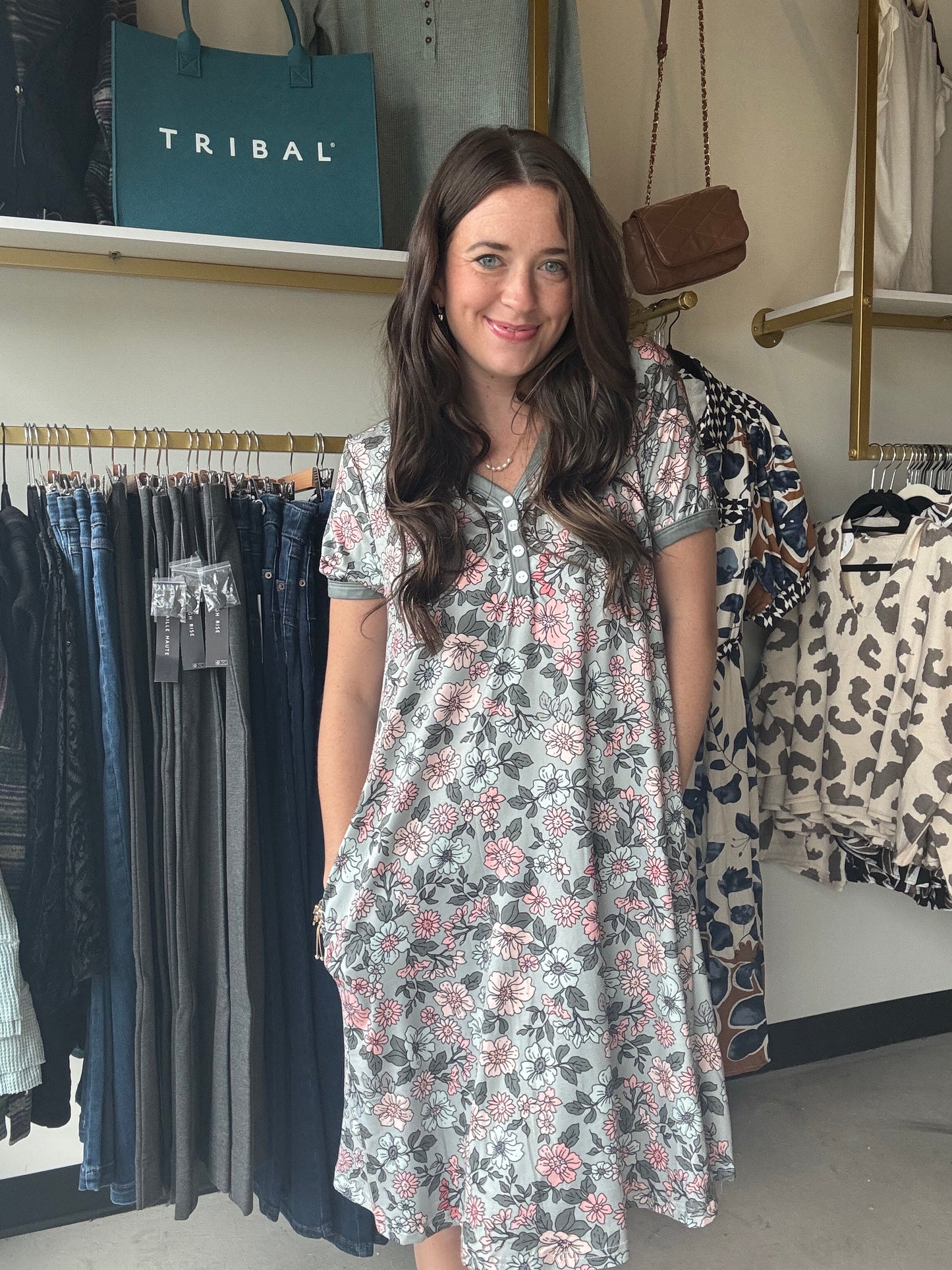 Sunflower Sage Night Dress