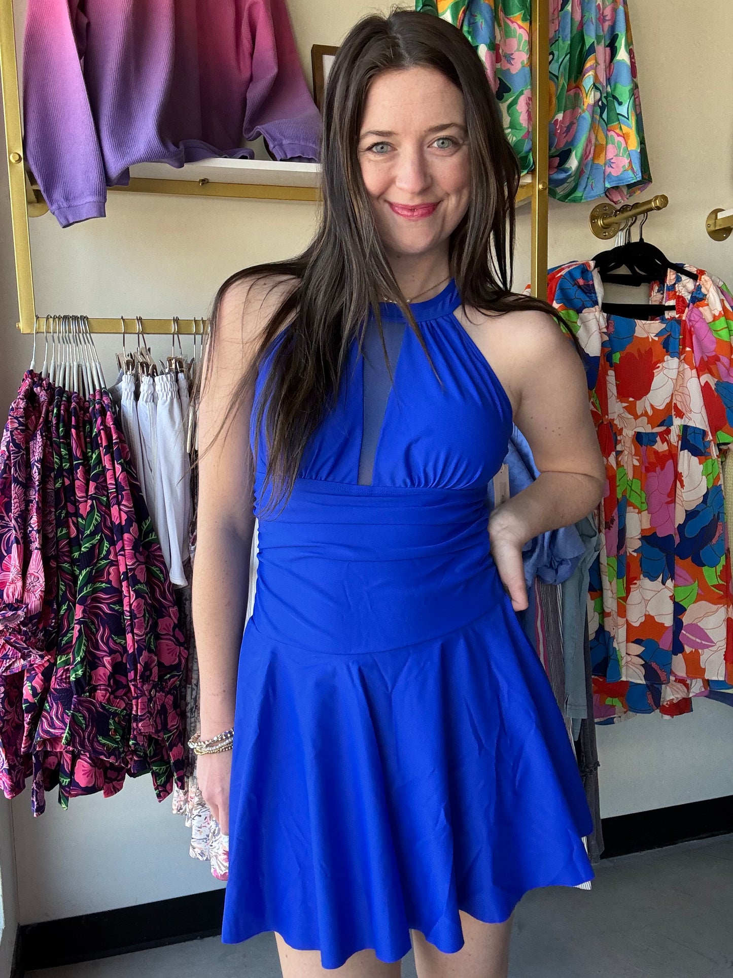 Royal Blue Chasing Sunshine Swimsuit