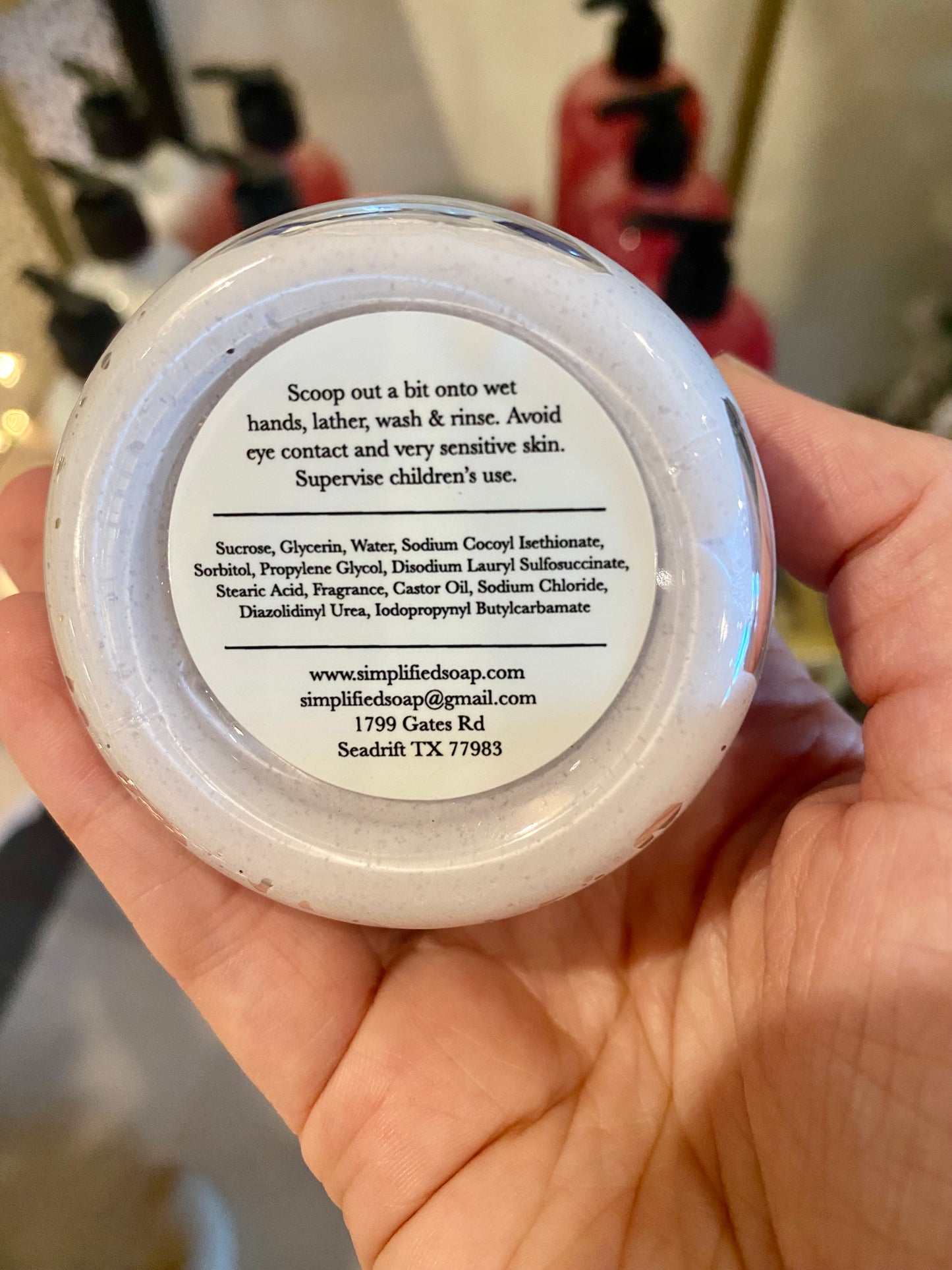 Simplified Soaps and Moisturizer- Lemon and Lavender