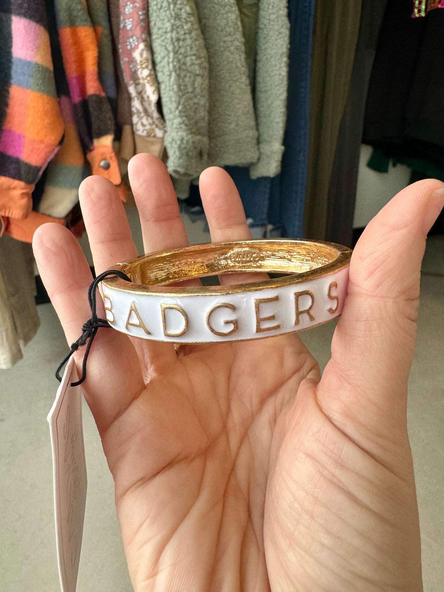 Badgers Hinge Bangle