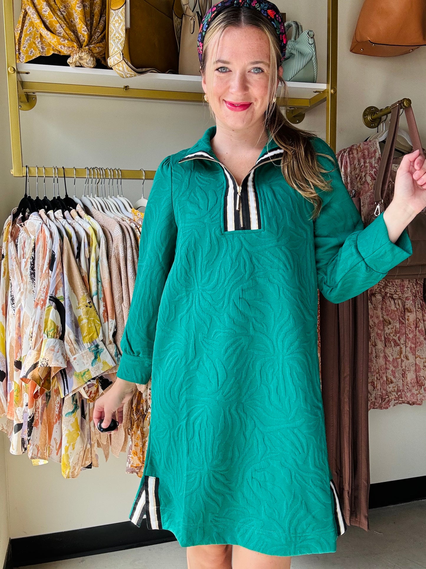 Evelyn Pine Dress