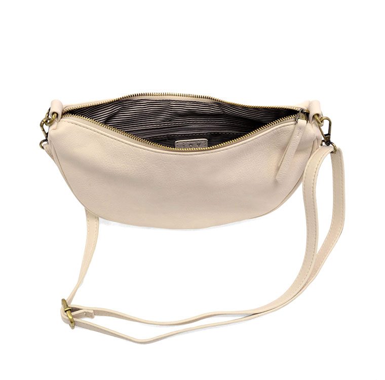 Ecru Miranda Crescent Bag