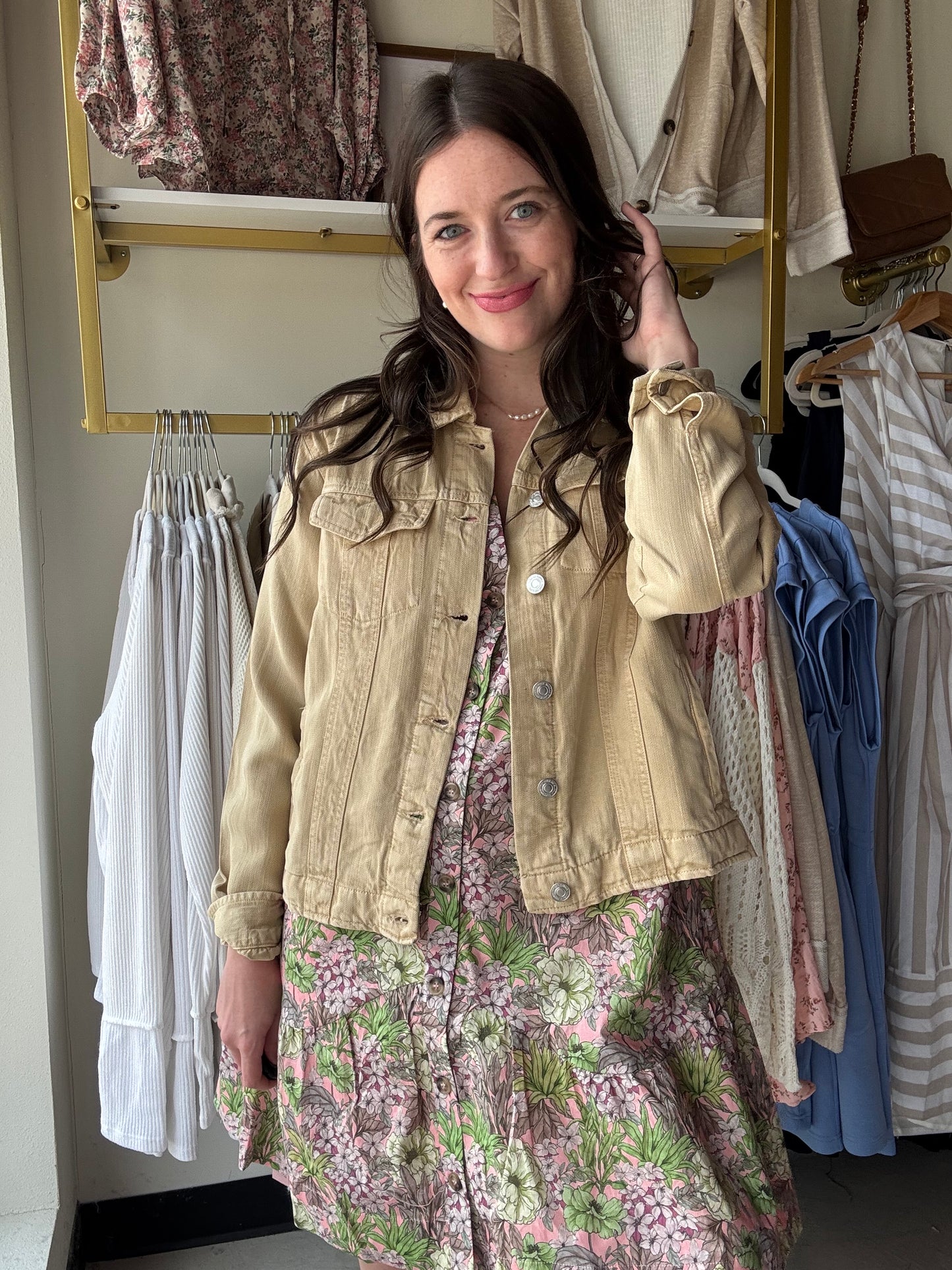 Light Khaki Jackie Jacket
