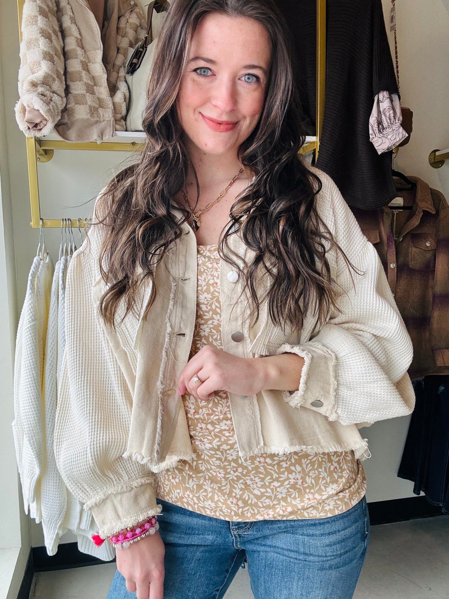 Oat Milk Relaxed Jacket