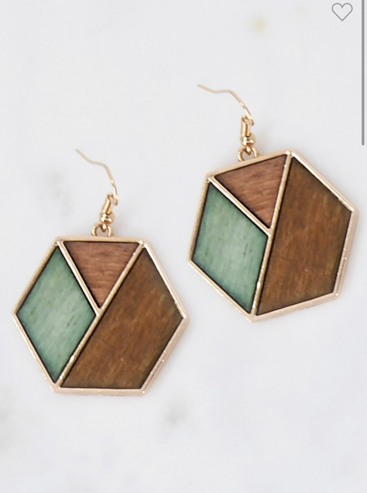 Multicolor Boho Wood Earrings