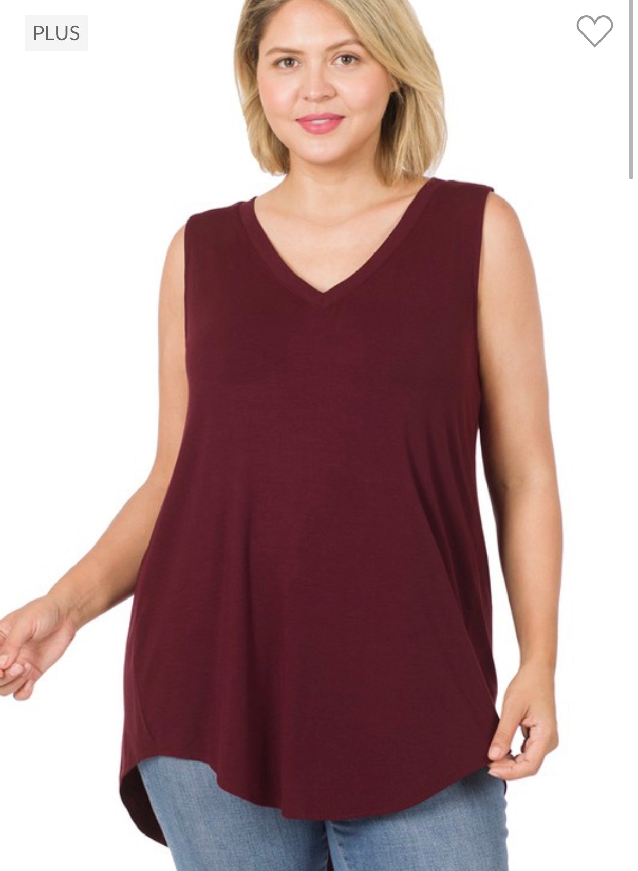 Burgundy Layering Tank