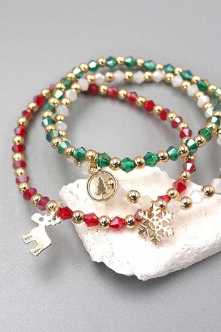 Christmas Trio Bracelets