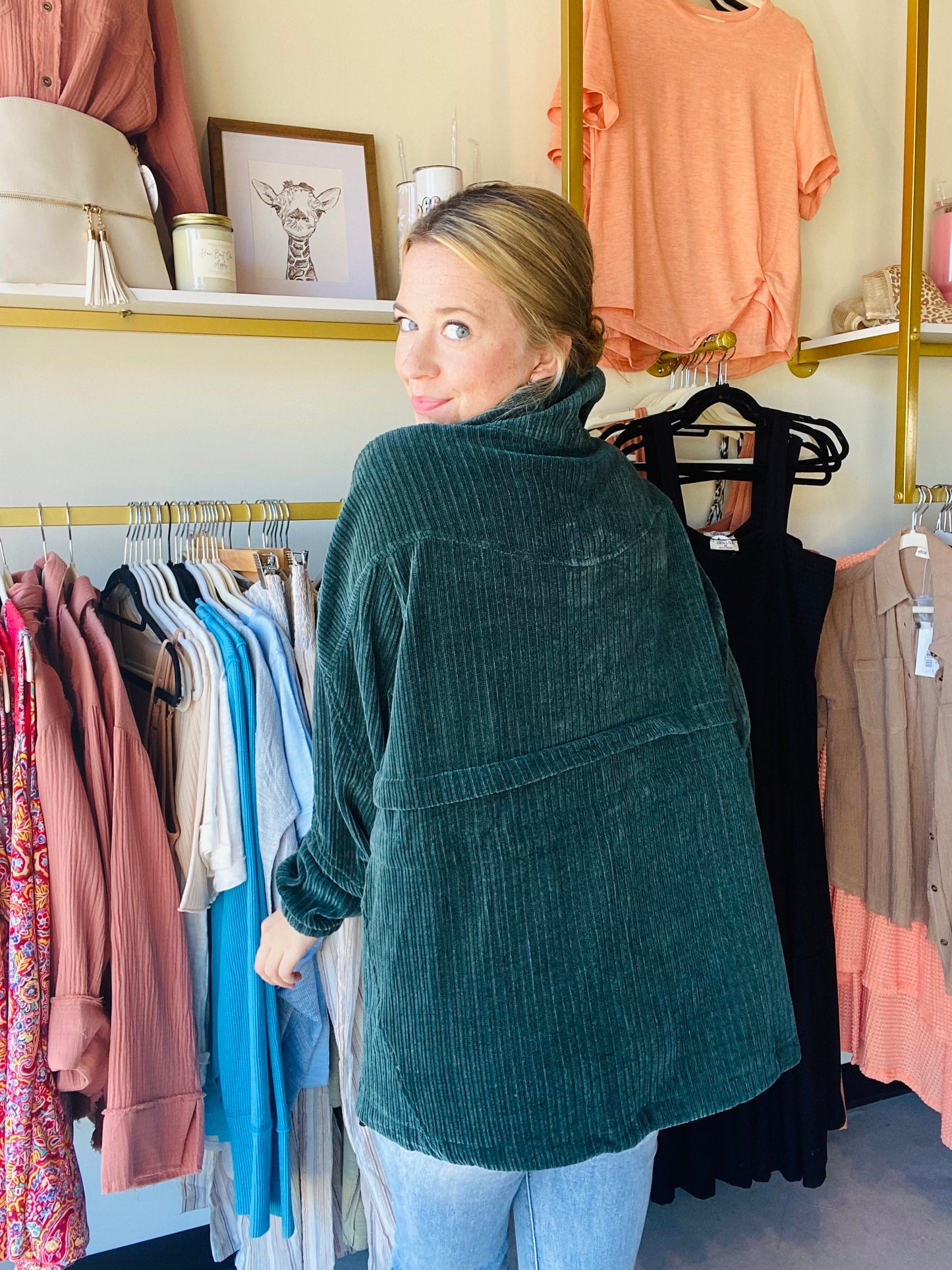 Bonfire Nights Deep Teal Pullover