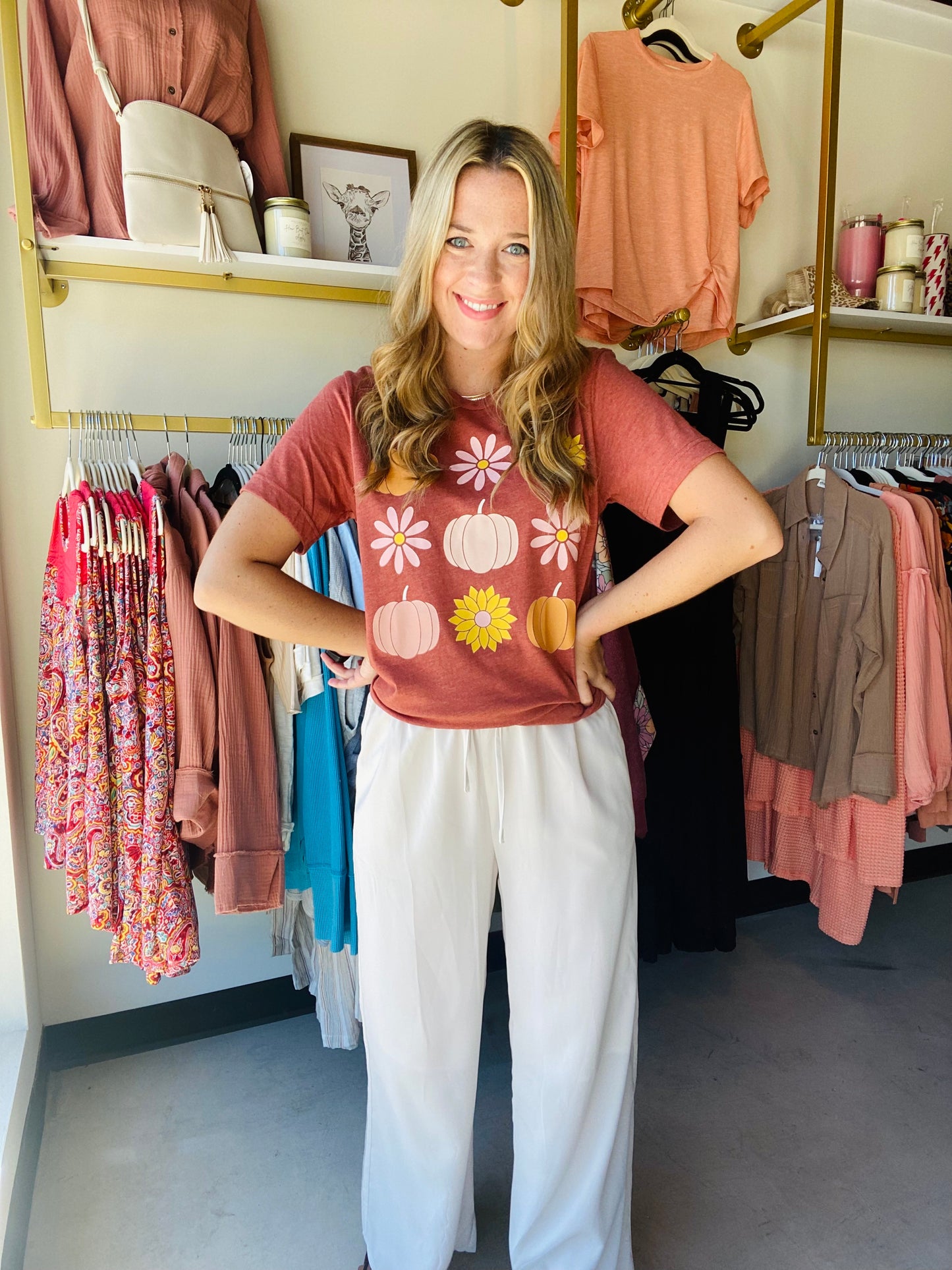 Pumpkin and Daisy T-Shirt