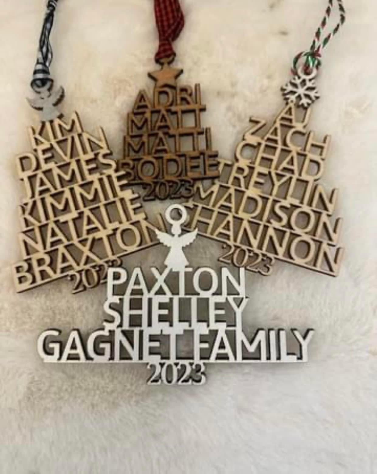 Custom Christmas Ornament