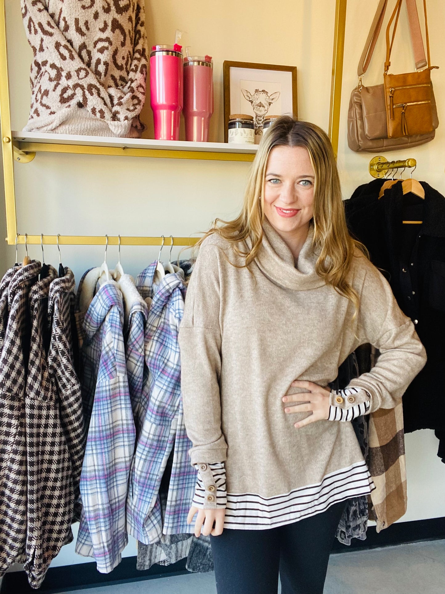 Brooklyn Oatmeal Thermal Tunic