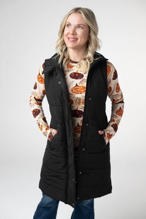 Black Harlow Vest - 75% Balance