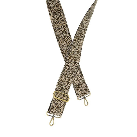 Natural Cheetah Faux Fur Strap