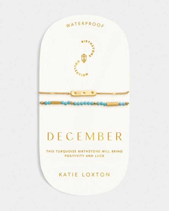 Waterproof Gold Birthstone Bracelet