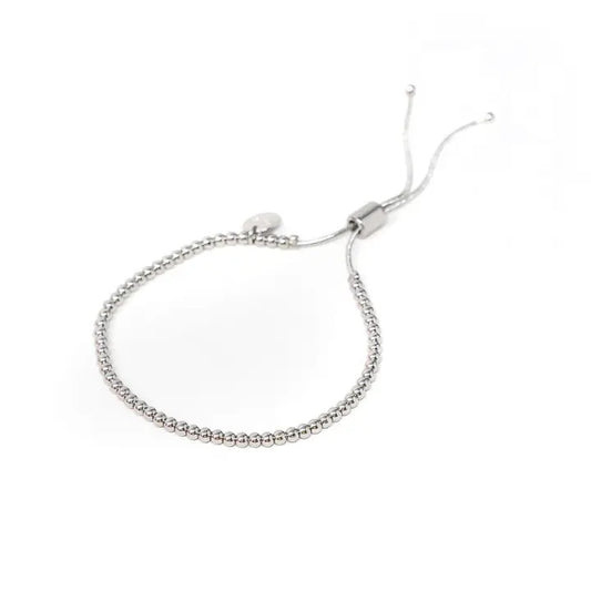 Silver Adjustable Bracelet - 3mm