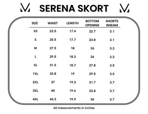 Red Serena Luxe Skort