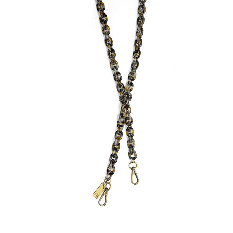 Neutral Lucite Chain Strap