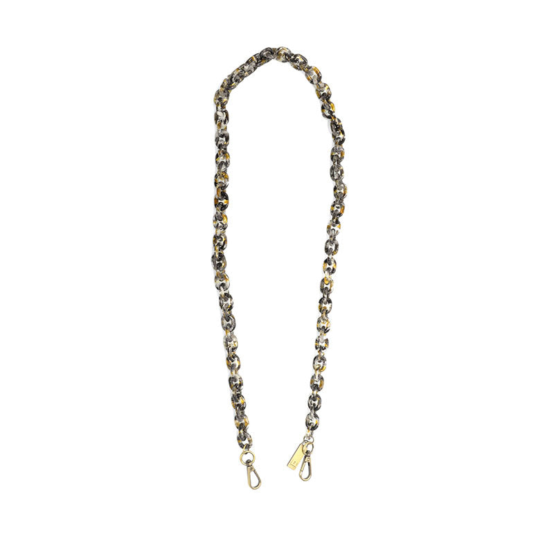 Neutral Lucite Chain Strap