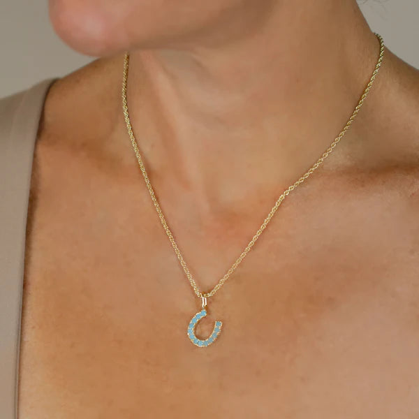 Horse Shoe Charm - Silver