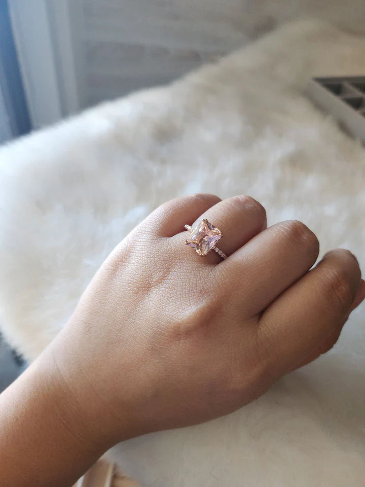 Champagne Morganite Ring