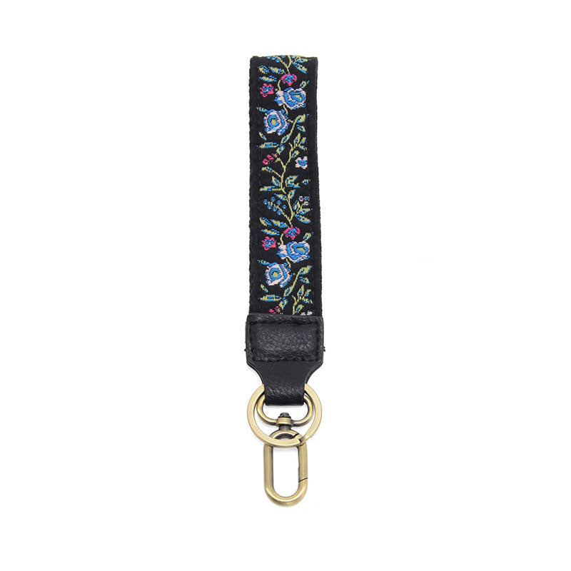 Trailing Daisy Easy Find Wristlet - Blue