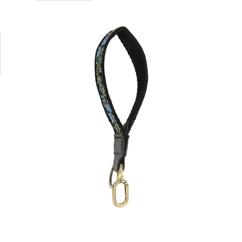 Trailing Daisy Easy Find Wristlet - Blue