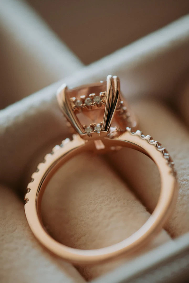 Champagne Morganite Ring
