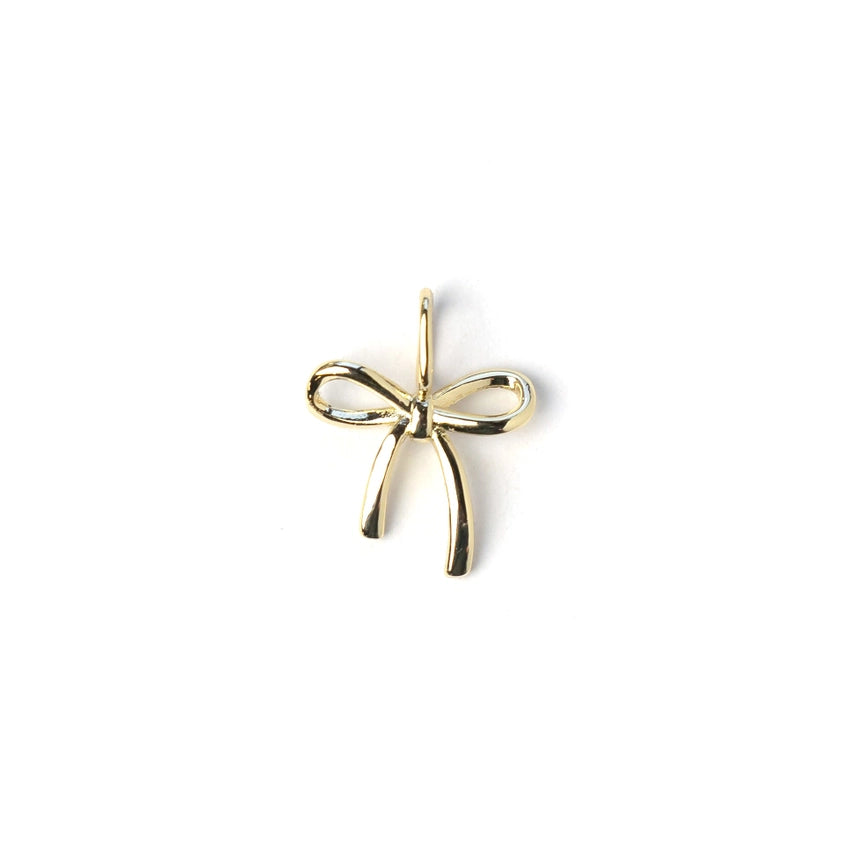 Gold Mini Bow Charm