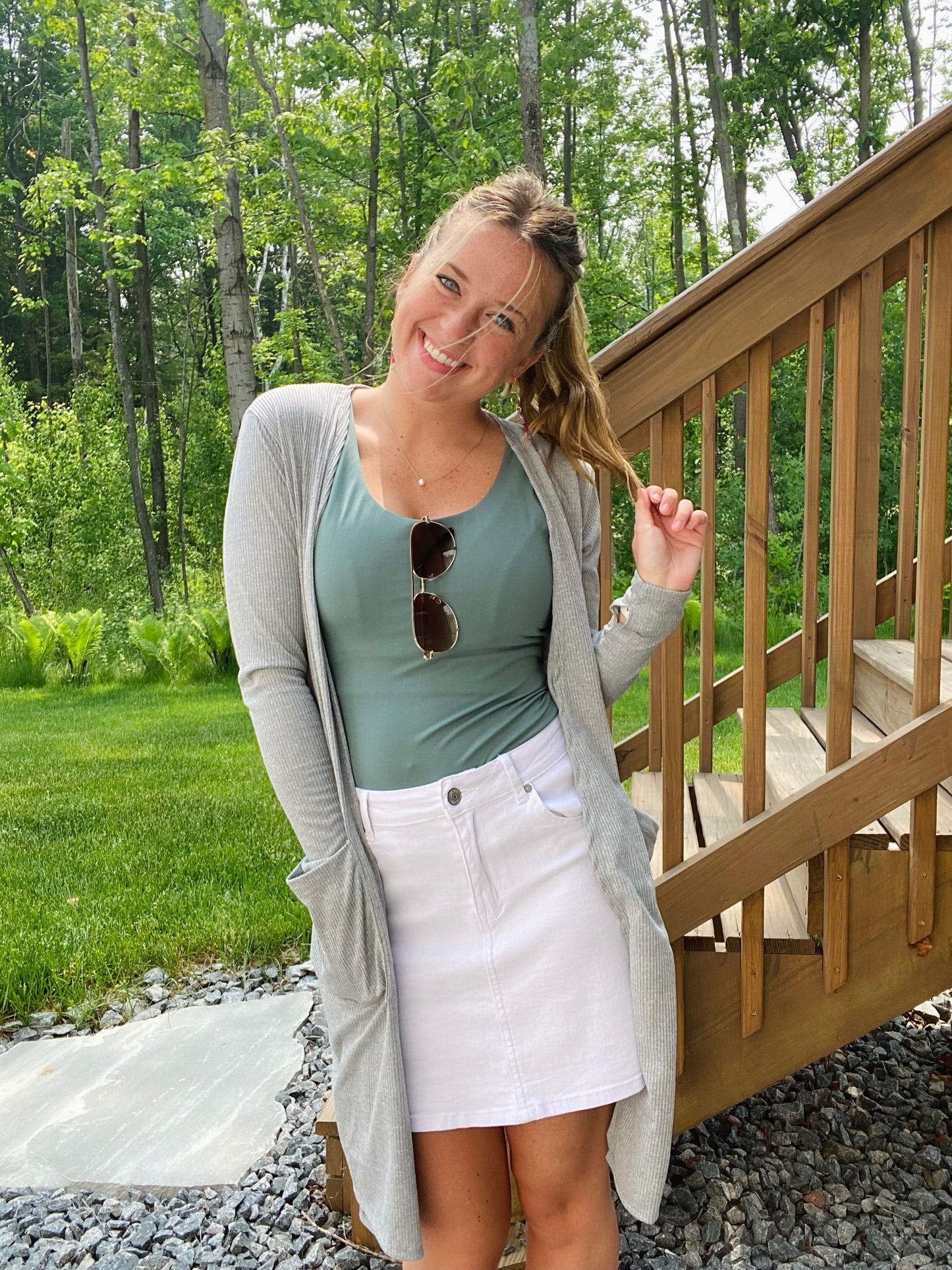 Heather Grey Blakeley Sierra Cardigan