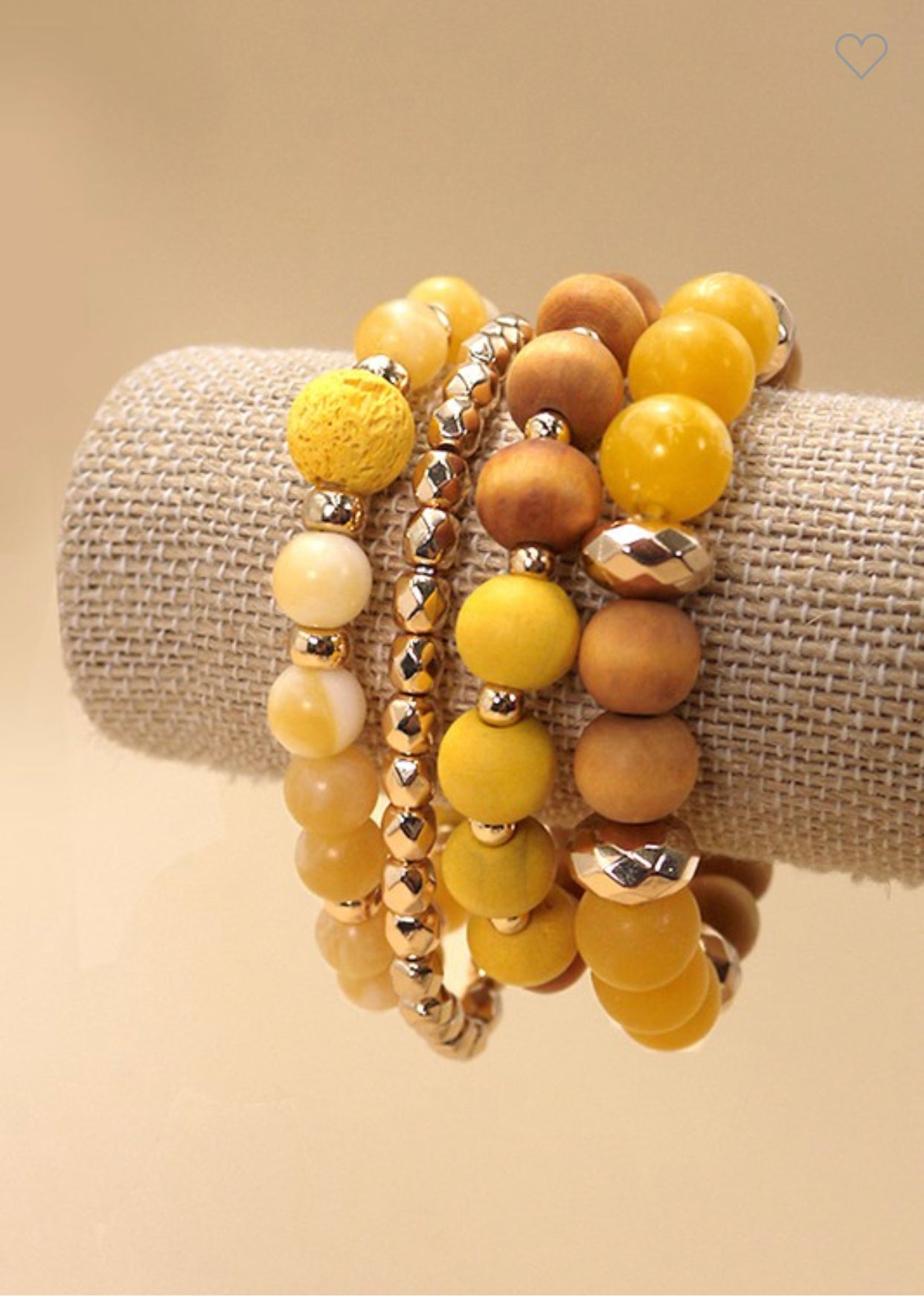 Brown & Gold Bracelet Set