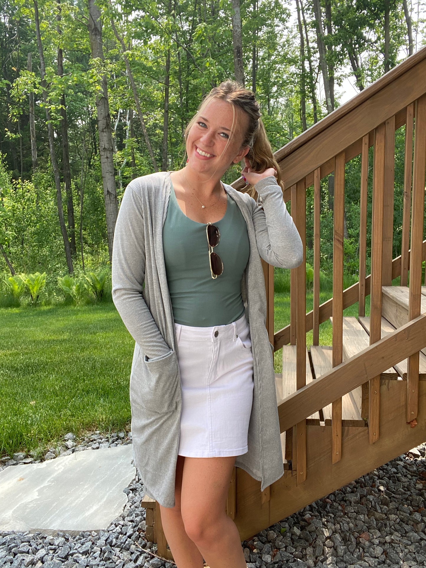 Heather Grey Blakeley Sierra Cardigan