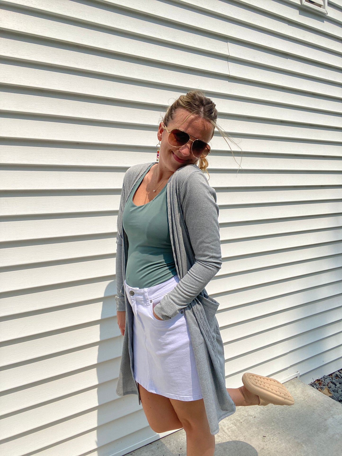 Heather Grey Blakeley Sierra Cardigan