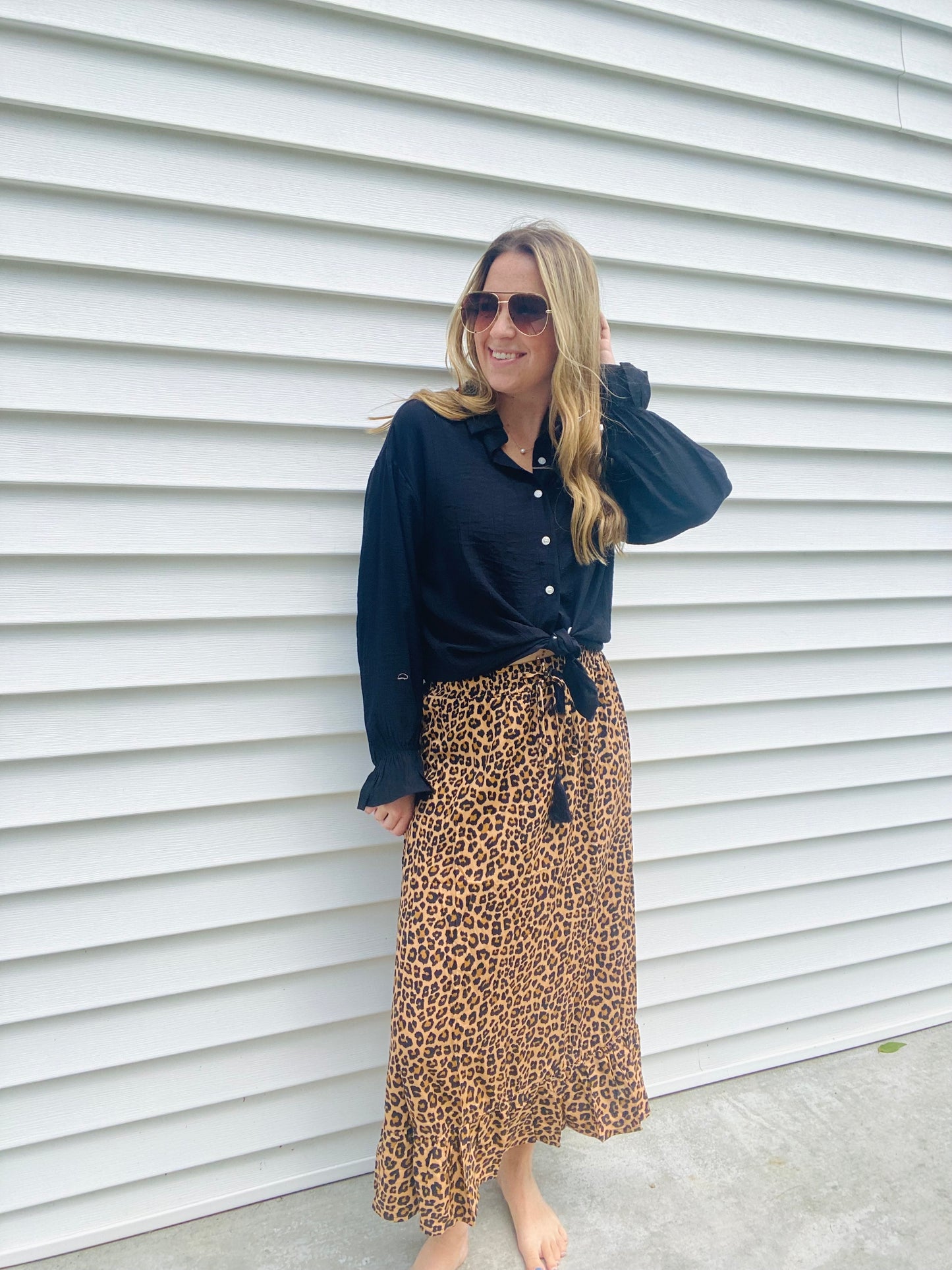 The Kirra Leopard Skirt